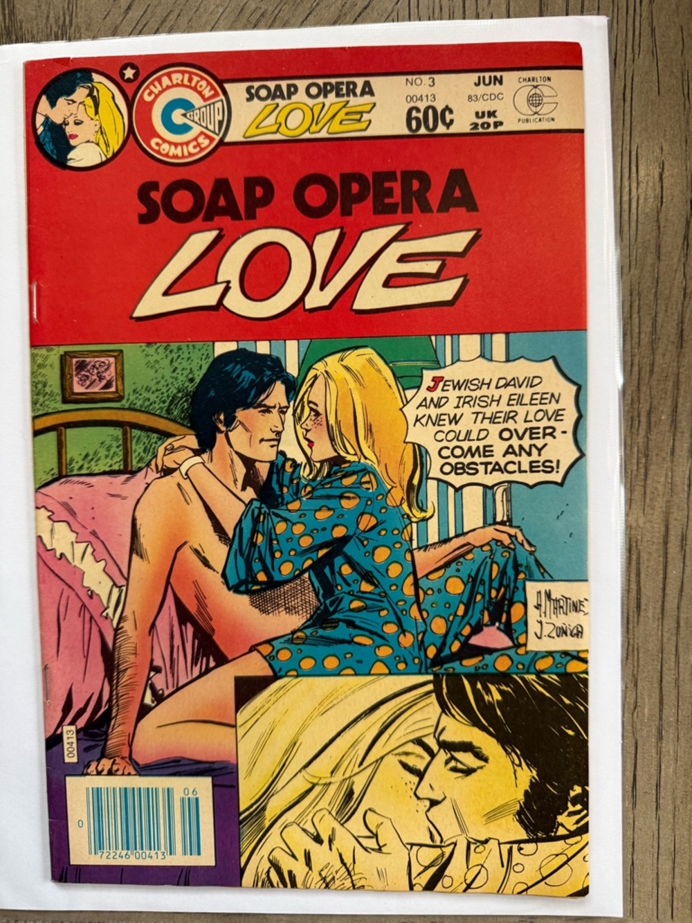 Charlton Comics Soap Opera Love #3 1983 Bronze Age Romance Doug Moench J. Zuniga